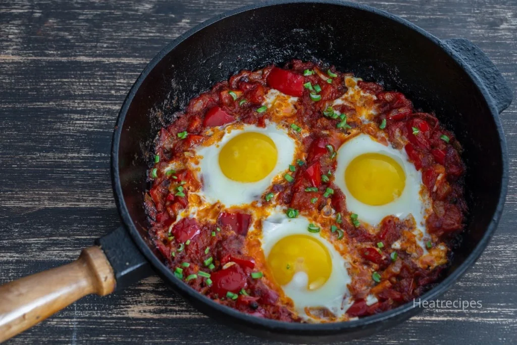 Leftover Spaghetti Sauce Shakshuka