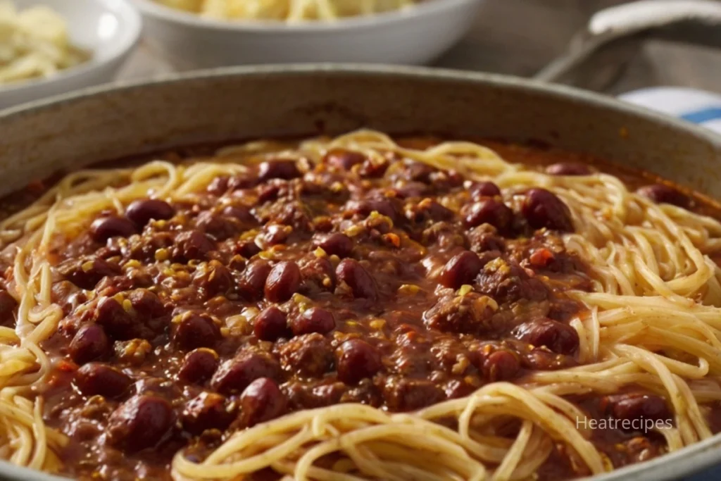 Hearty Chili with Leftover Spaghetti Sauce