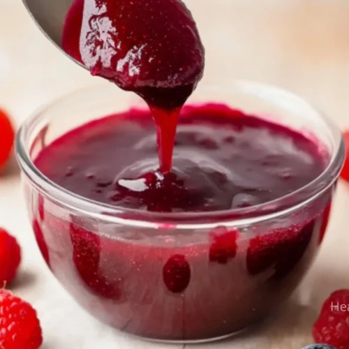 Easy Red Berry Coulis Recipe.