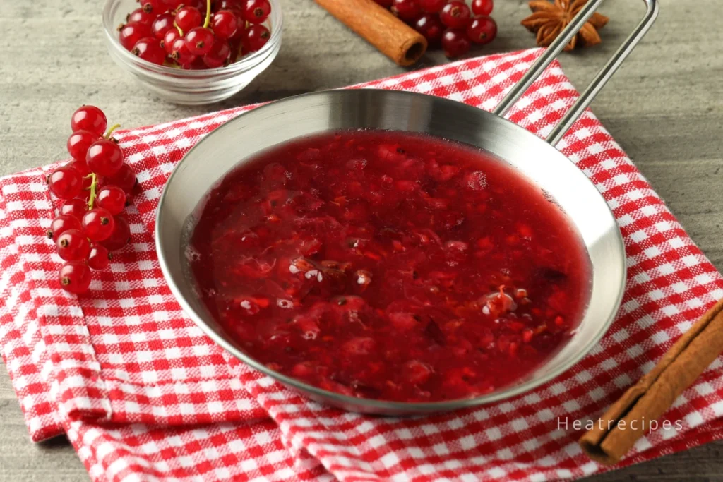 How to make cranberry sauce with fresh cranberries for Thanksgiving.