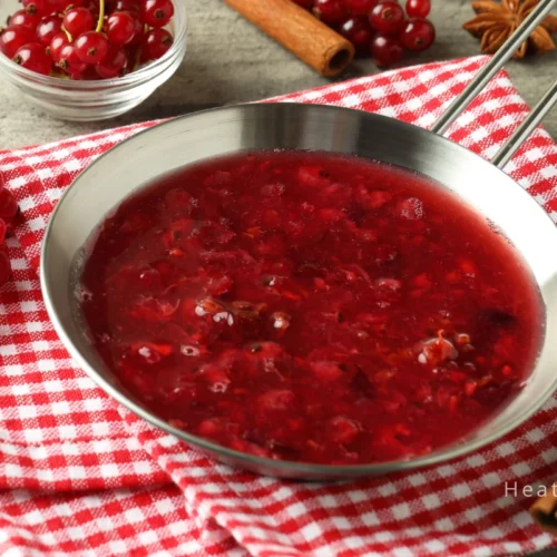 How to make cranberry sauce with fresh cranberries for Thanksgiving.